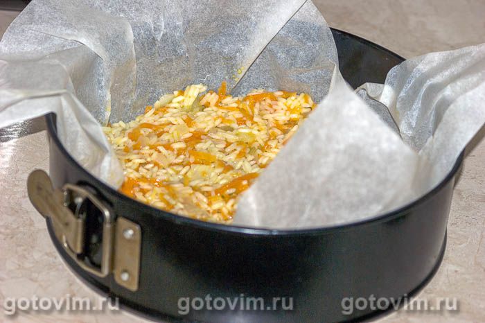 Фотографии рецепта Рисовая запеканка с кабачками, 04 Рисовая запеканка с кабачками, Шаг 04