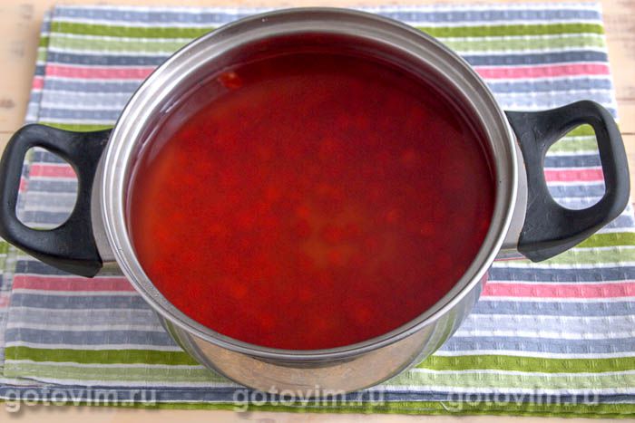 Фотографии рецепта Кисель из калины, 03 Кисель из калины, Шаг 03
