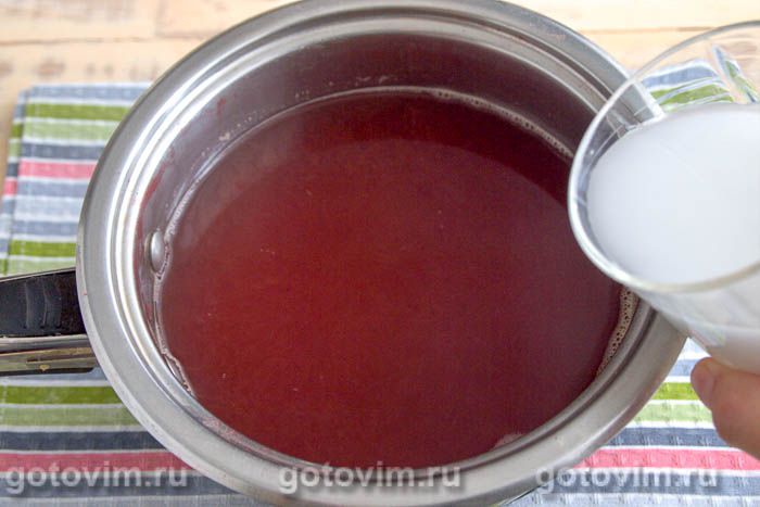 Фотографии рецепта Кисель из калины, 06 Кисель из калины, Шаг 06