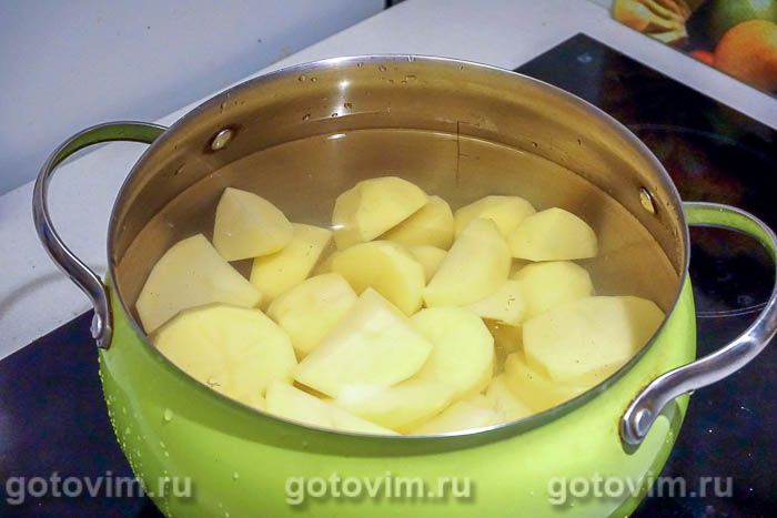 Фотографии рецепта Открытые пирожки калитки с картошкой, 01 Открытые пирожки калитки с картошкой, Шаг 01