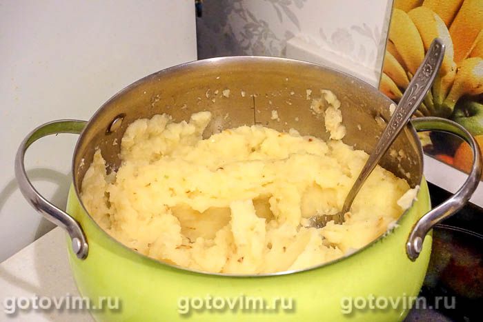 Фотографии рецепта Открытые пирожки калитки с картошкой, 04 Открытые пирожки калитки с картошкой, Шаг 04