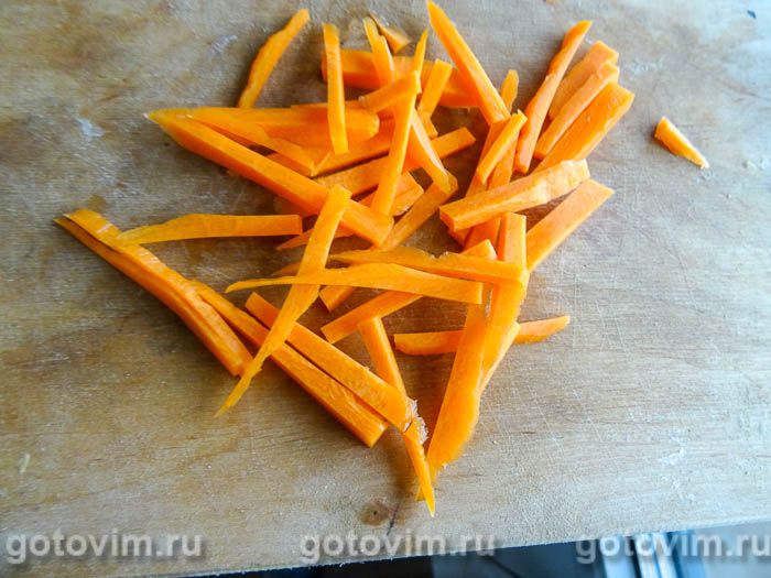 Фотографии рецепта Кальмары с овощами в мультиварке, 03 Кальмары с овощами в мультиварке, Шаг 03