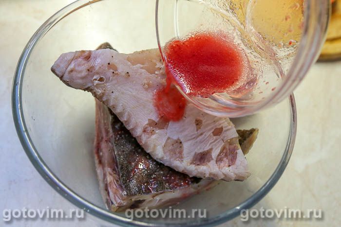 Фотографии рецепта Камбала калкан, жаренная кусочками в сливочном масле, 04 Камбала калкан, жаренная кусочками в сливочном масле, Шаг 04