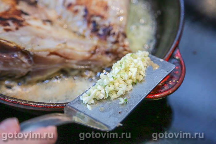 Фотографии рецепта Камбала калкан, жаренная кусочками в сливочном масле, 08 Камбала калкан, жаренная кусочками в сливочном масле, Шаг 08