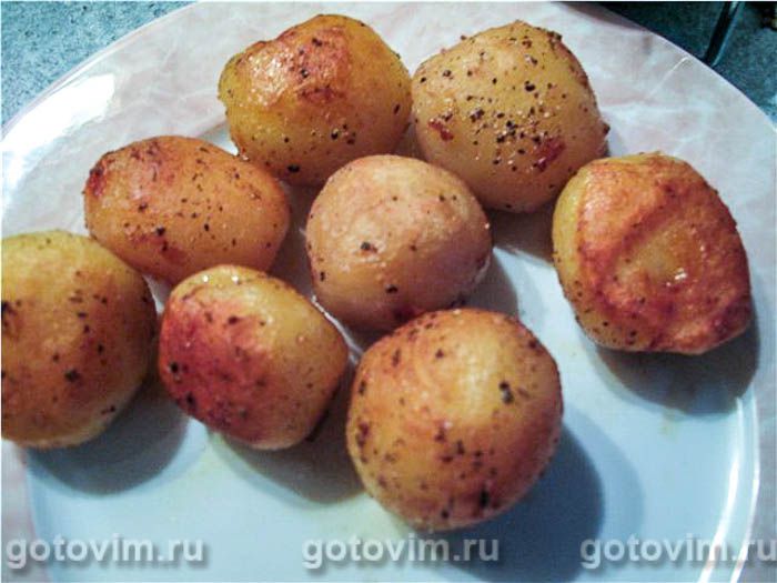 Фотографии рецепта Канапе с картофелем и килькой, 01 Канапе с картофелем и килькой, Шаг 01