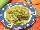 Тушеная капуста с кабачками