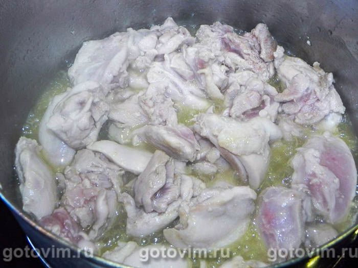 Фотографии рецепта Куриный суп с капустой , 02 Куриный суп с капустой , Шаг 02