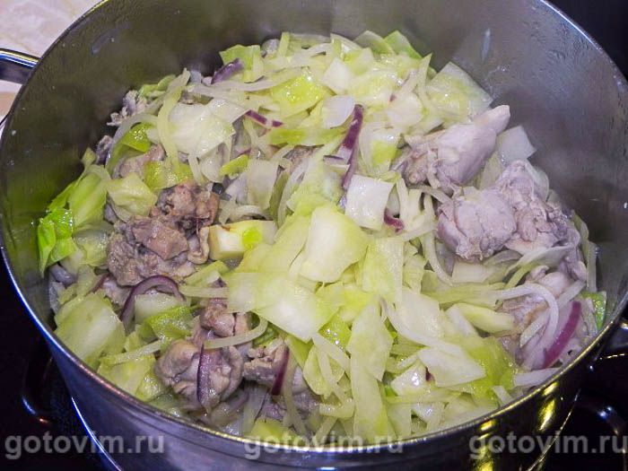 Фотографии рецепта Куриный суп с капустой , 03 Куриный суп с капустой , Шаг 03