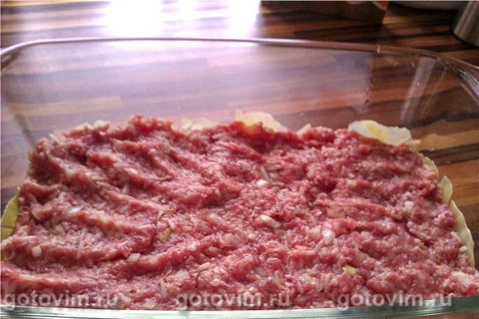 Фотографии рецепта Капустно-мясная запеканка, 04 Капустно-мясная запеканка, Шаг 04