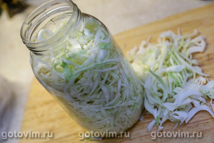 Фотографии рецепта Квашеная капуста на вторичном рассоле, 02 Квашеная капуста на вторичном рассоле, Шаг 02
