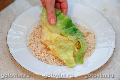 Фотографии рецепта Капуста в сухарях, 05 Капуста в сухарях, Шаг 05