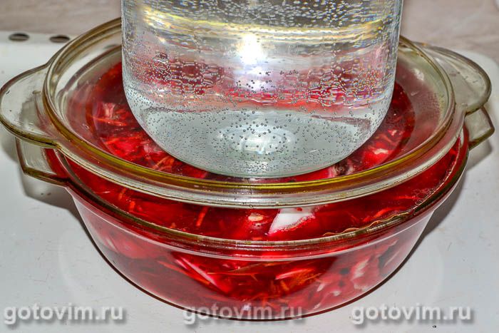 Фотографии рецепта Капуста маринованная со свеклой «Пелюстка», 08 Капуста маринованная со свеклой «Пелюстка», Шаг 08