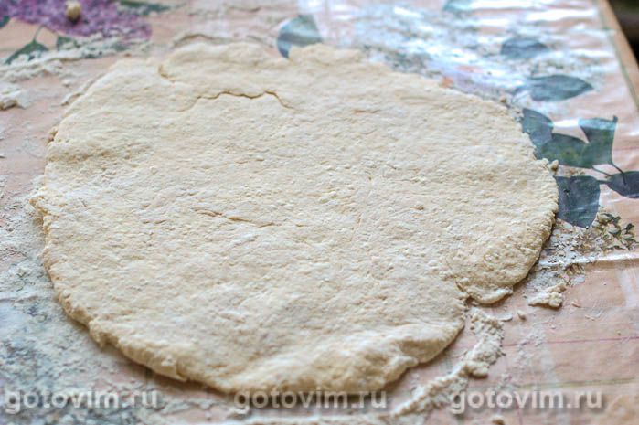 Фотографии рецепта Пирог с капустой из творожного теста, 02 Пирог с капустой из творожного теста, Шаг 02