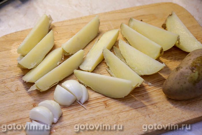 Фотографии рецепта Картофель в духовке, запеченный с чили, чесноком и пряностями, 05 Картофель в духовке, запеченный с чили, чесноком и пряностями, Шаг 05