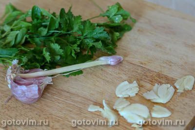 Фотографии рецепта Жареная картофельная лепешка с зеленью, 02 Жареная картофельная лепешка с зеленью, Шаг 02