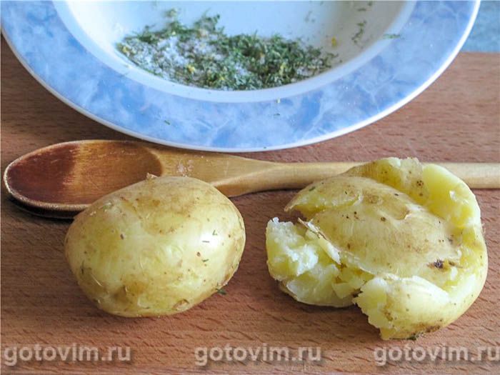 Фотографии рецепта Картофель с хунаньской солью, 02 Картофель с хунаньской солью, Шаг 02