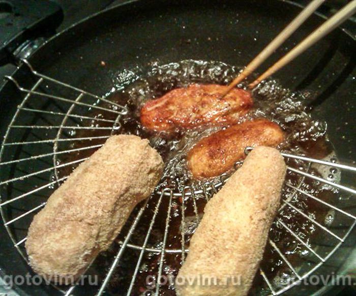 Фотографии рецепта Картофельные крокеты с начинкой, 10 Картофельные крокеты с начинкой, Шаг 10