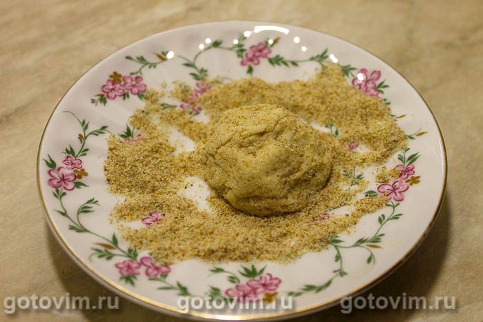 Фотографии рецепта Картофельные крокеты с зеленью, 05 Картофельные крокеты с зеленью, Шаг 05