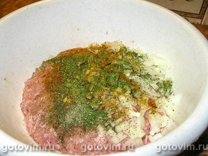 Фотографии рецепта Картофельная запеканка с куриным фаршем, 02 Картофельная запеканка с куриным фаршем, Шаг 02