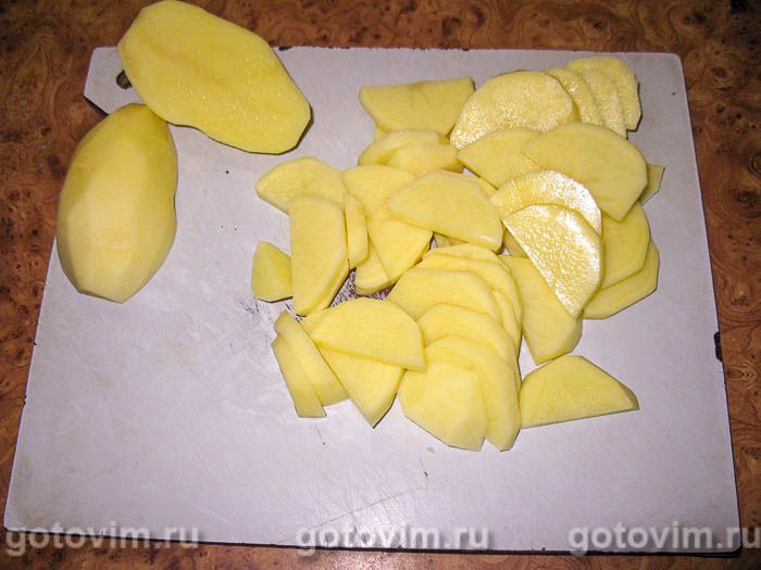 Фотографии рецепта Картофельная запеканка с куриным фаршем, 03 Картофельная запеканка с куриным фаршем, Шаг 03