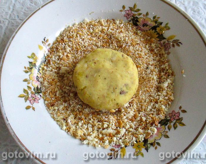 Фотографии рецепта Картофельно-рыбные биточки, 06 Картофельно-рыбные биточки, Шаг 06