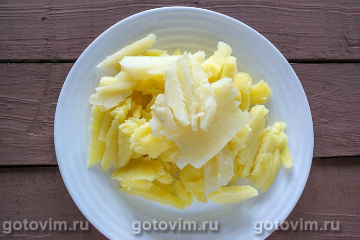Фотографии рецепта Картофельный салат с горчичной заправкой, 02 Картофельный салат с горчичной заправкой, Шаг 02
