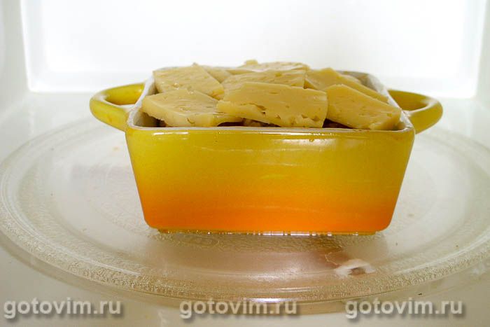 Фотографии рецепта Картофель с фаршем в микроволновке, 07 Картофель с фаршем в микроволновке, Шаг 07