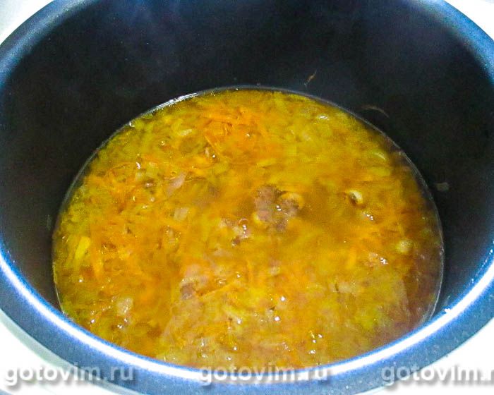 Фотографии рецепта Картофель, тушенный с куриными сердечками в мультиварке, 05 Картофель, тушенный с куриными сердечками в мультиварке, Шаг 05