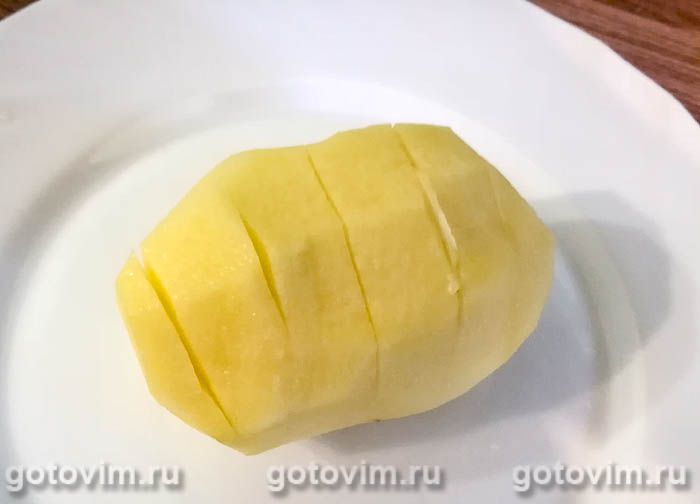 Фотографии рецепта Картошка с сыром в мультиварке, 01 Картошка с сыром в мультиварке, Шаг 01