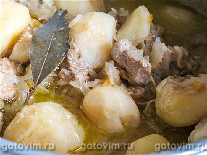 Фотографии рецепта Картошка-селянка с квашеной капустой, 02 Картошка-селянка с квашеной капустой, Шаг 02