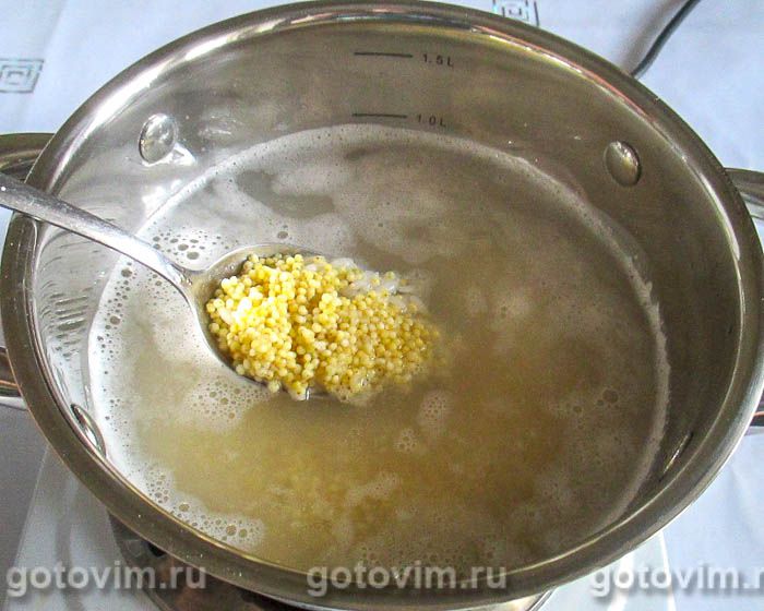 Фотографии рецепта Каша «Дружба» из риса и пшена, 04 Каша «Дружба» из риса и пшена, Шаг 04