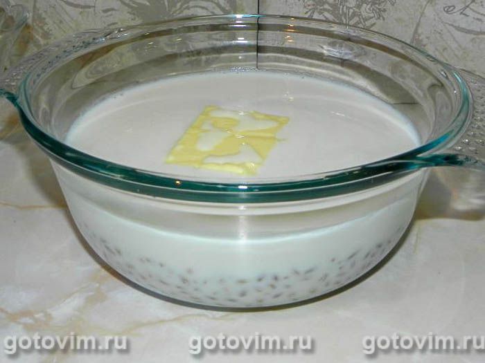 Фотографии рецепта Томленая перловая каша на молоке «Душевная», 02 Томленая перловая каша на молоке «Душевная», Шаг 02