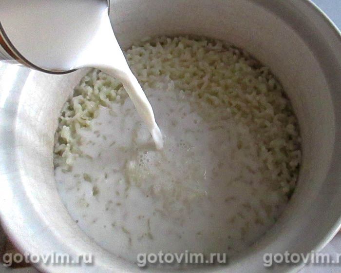 Фотографии рецепта Каша рисовая с бананами в карамели, 03 Каша рисовая с бананами в карамели, Шаг 03