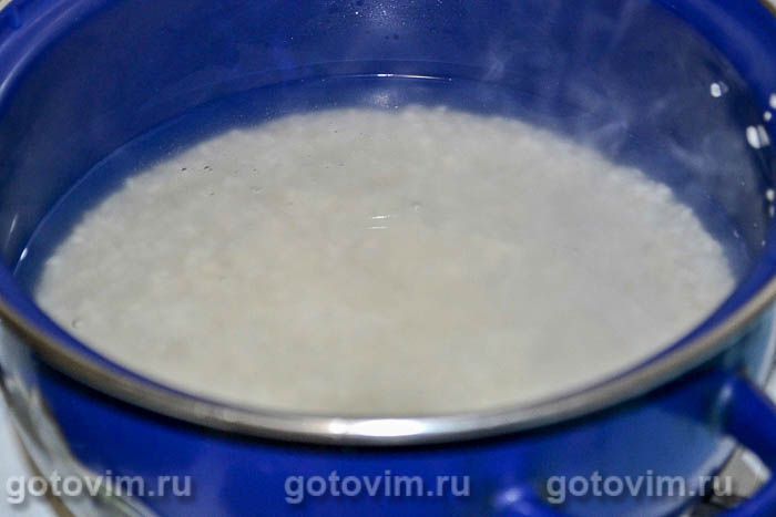 Фотографии рецепта Рисовая каша с сушеными грибами, 02 Рисовая каша с сушеными грибами, Шаг 02