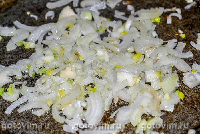 Фотографии рецепта Рисовая каша с сушеными грибами, 03 Рисовая каша с сушеными грибами, Шаг 03