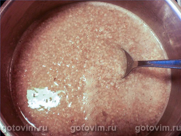Фотографии рецепта Каша из дробленого ячменя с овощами, 05 Каша из дробленого ячменя с овощами, Шаг 05