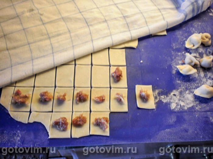 Фотографии рецепта Къашык-аш (суп с пельменями), 05 Къашык-аш (суп с пельменями), Шаг 05