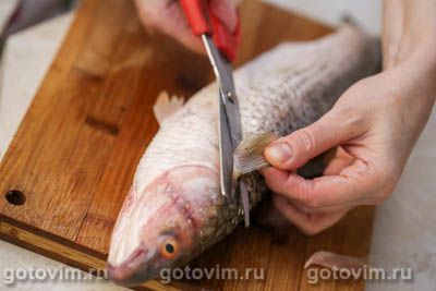 Фотографии рецепта Кефаль с соусом из шампанского с икрой, 01 Кефаль с соусом из шампанского с икрой, Шаг 01