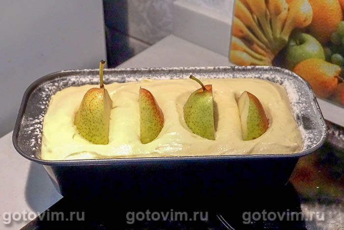 Фотографии рецепта Кекс с грушей, 05 Кекс с грушей, Шаг 05