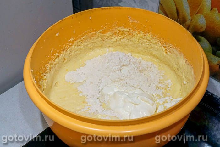 Фотографии рецепта Кекс с клюквой и апельсиновой цедрой, 03 Кекс с клюквой и апельсиновой цедрой, Шаг 03