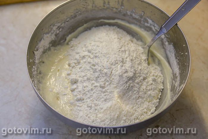 Фотографии рецепта Кекс со сливой и кофе, 04 Кекс со сливой и кофе, Шаг 04