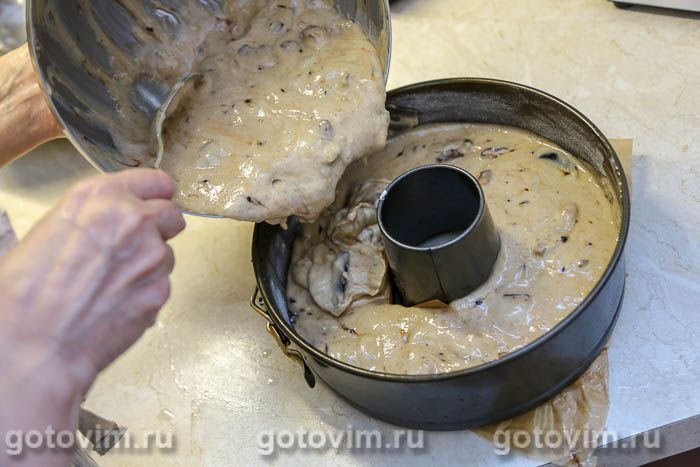 Фотографии рецепта Кекс со сливой и кофе, 09 Кекс со сливой и кофе, Шаг 09