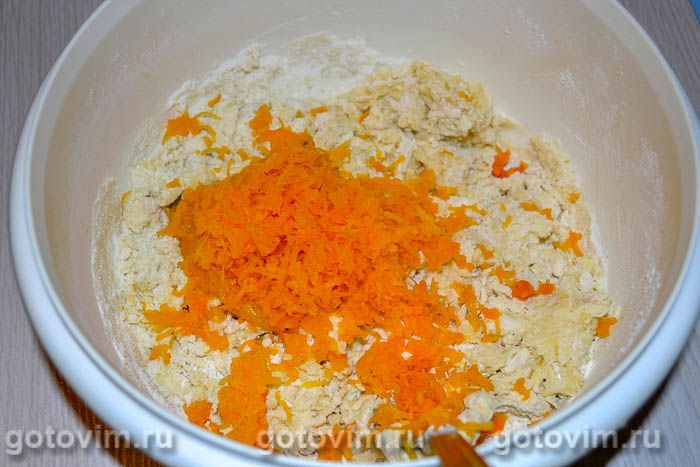 Фотографии рецепта Кексы с кунжутной халвой, 04 Кексы с кунжутной халвой, Шаг 04