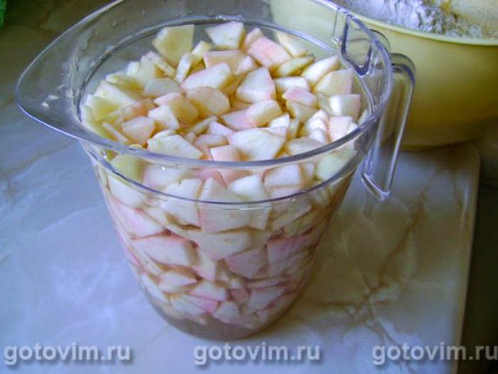 Фотографии рецепта Кексопирог с яблоками, 02 Кексопирог с яблоками, Шаг 02