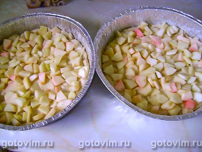 Фотографии рецепта Кексопирог с яблоками, 05 Кексопирог с яблоками, Шаг 05