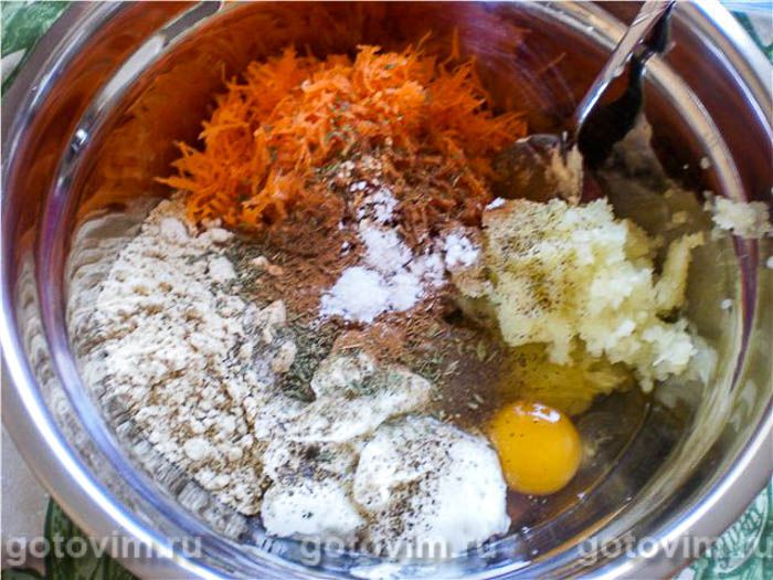 Фотографии рецепта Кексы из куриной печени с нутовой мукой (протеиновые) , 03 Кексы из куриной печени с нутовой мукой (протеиновые) , Шаг 03