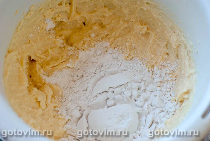 Фотографии рецепта Творожные кексы с цукатами, 04 Творожные кексы с цукатами, Шаг 04