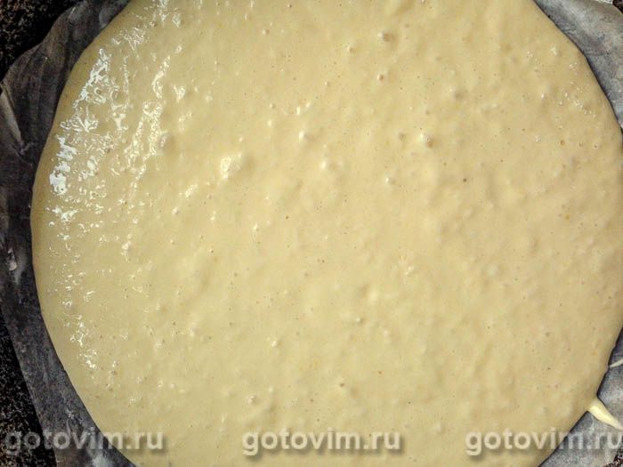 Фотографии рецепта Кекс на майонезе кокосовой стружкой и шоколадной глазурью, 05 Кекс на майонезе кокосовой стружкой и шоколадной глазурью, Шаг 05