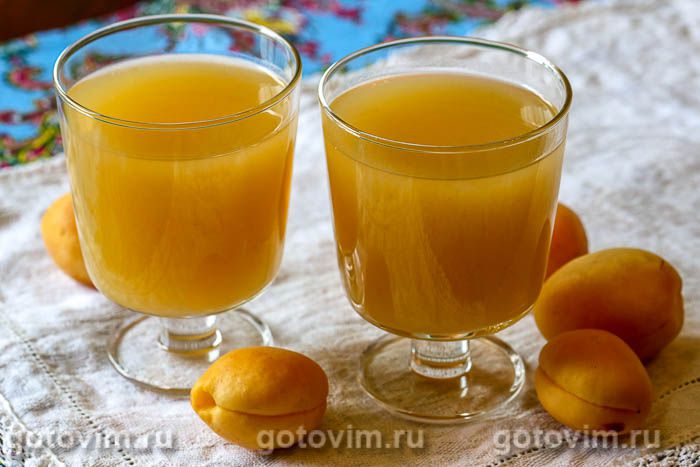 Кисель из абрикосов. Фотография рецепта Кисель из абрикосов. Фотография рецепта