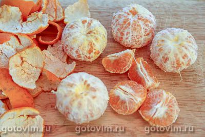 Фотографии рецепта Кисель из мандаринов, 01 Кисель из мандаринов, Шаг 01